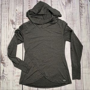 Splits59 GIA Long Sleeve Hooded Jersey Top - Medium